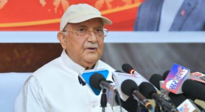 एमालेले धक्का खाएको हो, सिद्धिएको होइनः अध्यक्ष ओली