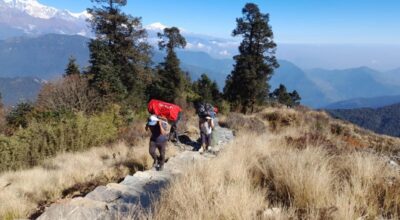 अन्नपूर्ण पदमार्गमा पर्यटक आवागमन बढ्न थाल्याे